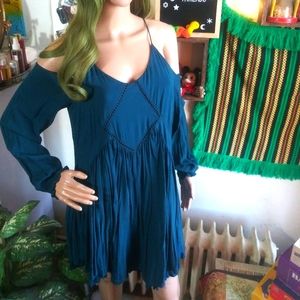 Open shoulder dress